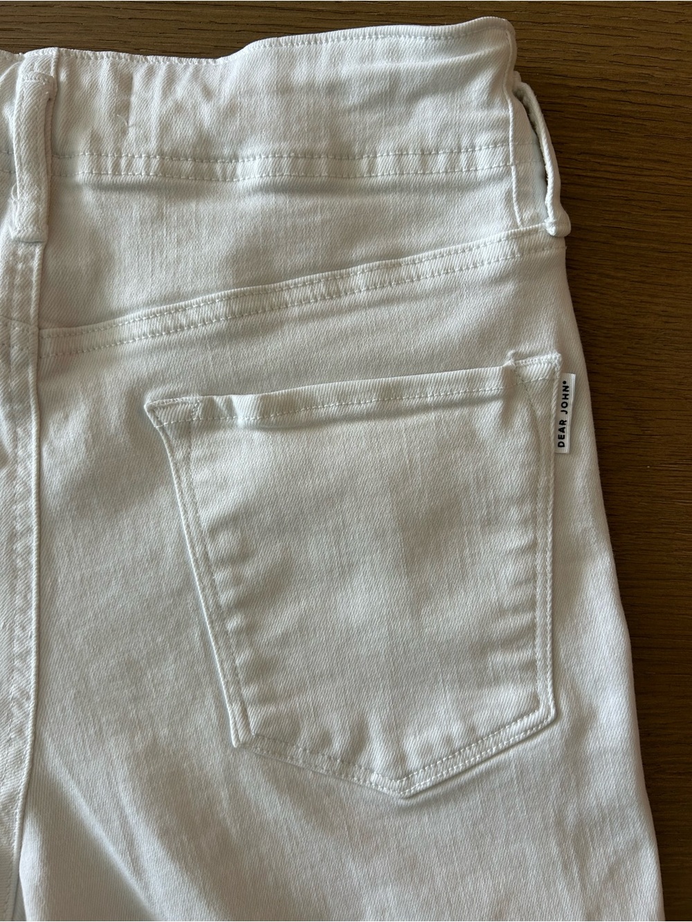 Dear John Holly White Straight Leg Denim - Picture 8 of 12
